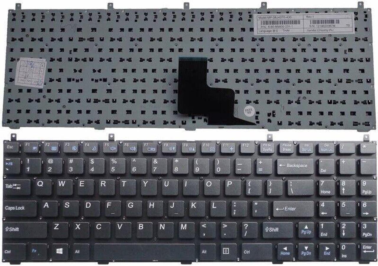 Main image of Keyboard for Clevo P150HM P151SM1 P170HM P180HM X7200 X8100 w frame US