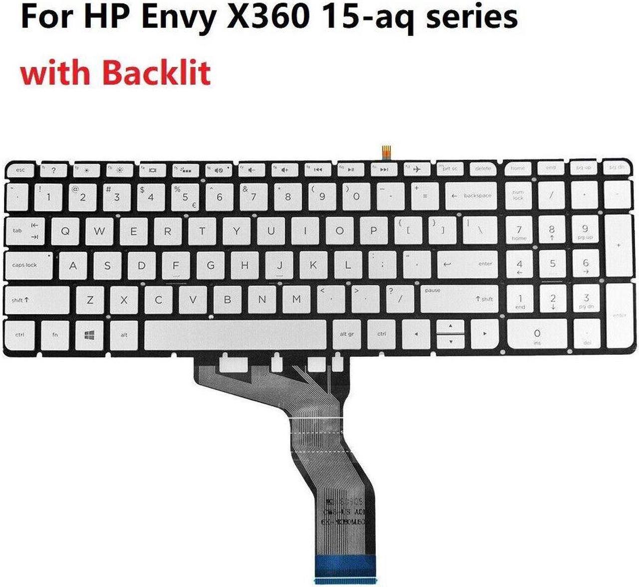 Alt view image 3 of 5 - Laptop Keyboard Backlight for HP 15-AB 15-AK US Layout Series 15-aq173cl 15-aq26