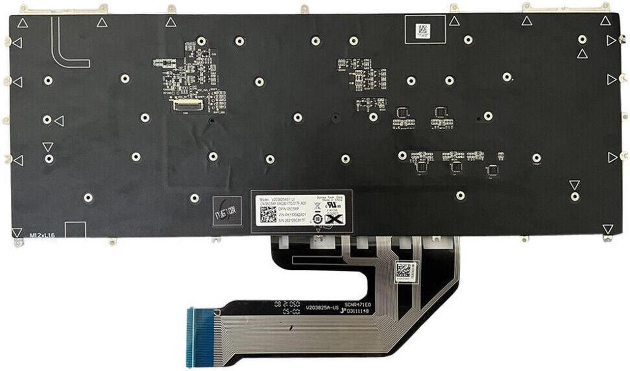 Alt view image 3 of 5 - Keyboard Backlit US  for Dell ALIENWARE x15 R1 R2 PK133042A01 05C5XP