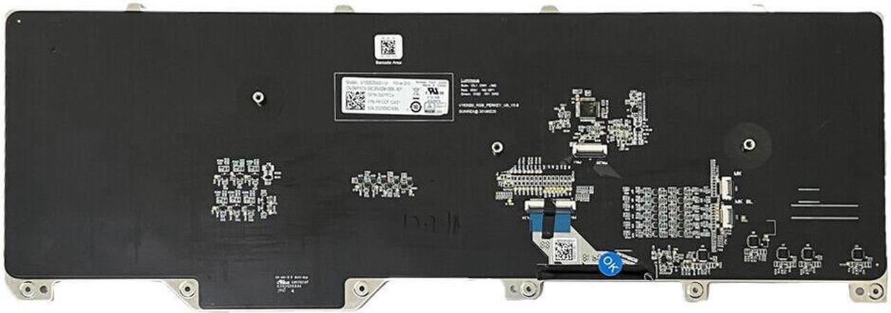 Alt view image 3 of 5 - RGB Backlight keyboard black for Dell Alienware 17 R5 Area 51M  PK132F11A01 LT
