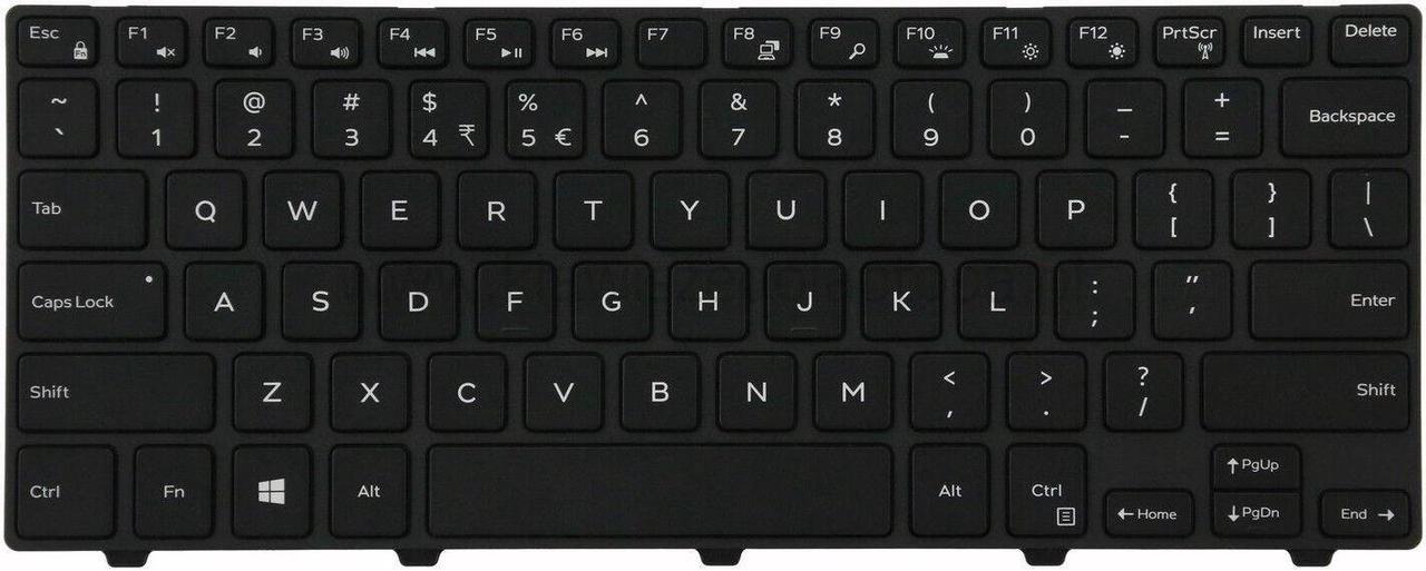 Alt view image 2 of 5 - Replacment keyboard for  Dell Inspiron 3000 14 3441 5000 14 5442 7000 7447 /DE303-US