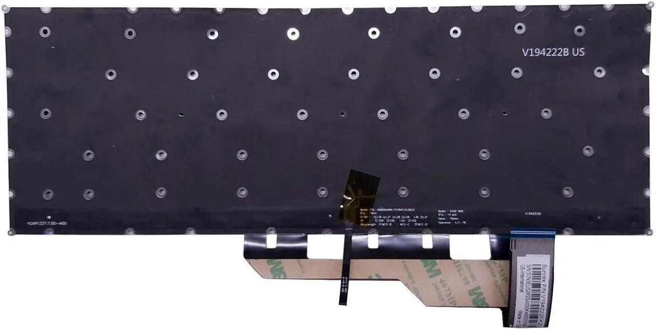 Alt view image 2 of 4 - US KEYBOARD for MSI Stealth 15M GS66 Stealth GP66 VECTOR GE66 RAIDER BACKLIT