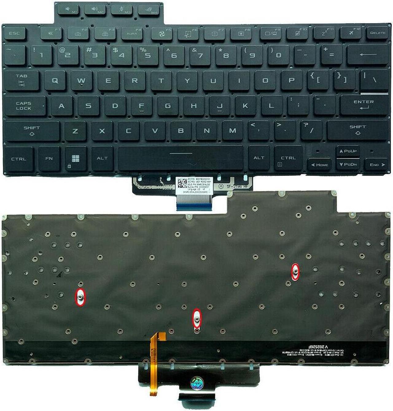 Main image of Keyboard for Asus ROG Zephyrus G15 GA503QR GA503QE Laptop US Backlight black