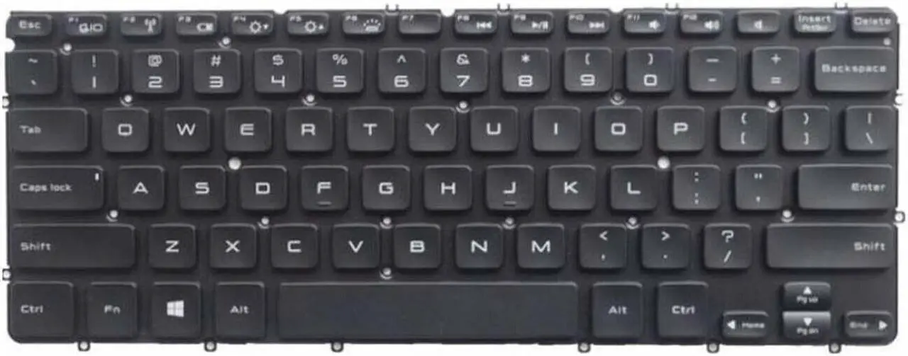 Alt view image 2 of 5 - Keyboard for Dell XPS 13 L321 L322 L322X XPS 12 L221 0MH2X1 P20S US Backlit