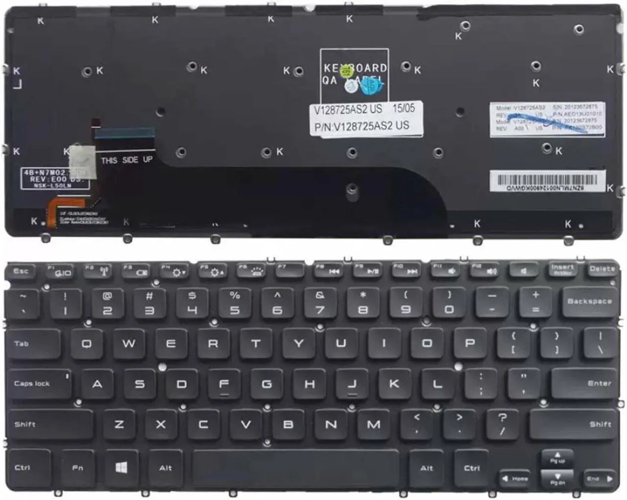 Main image of Keyboard for Dell XPS 13 L321 L322 L322X XPS 12 L221 0MH2X1 P20S US Backlit