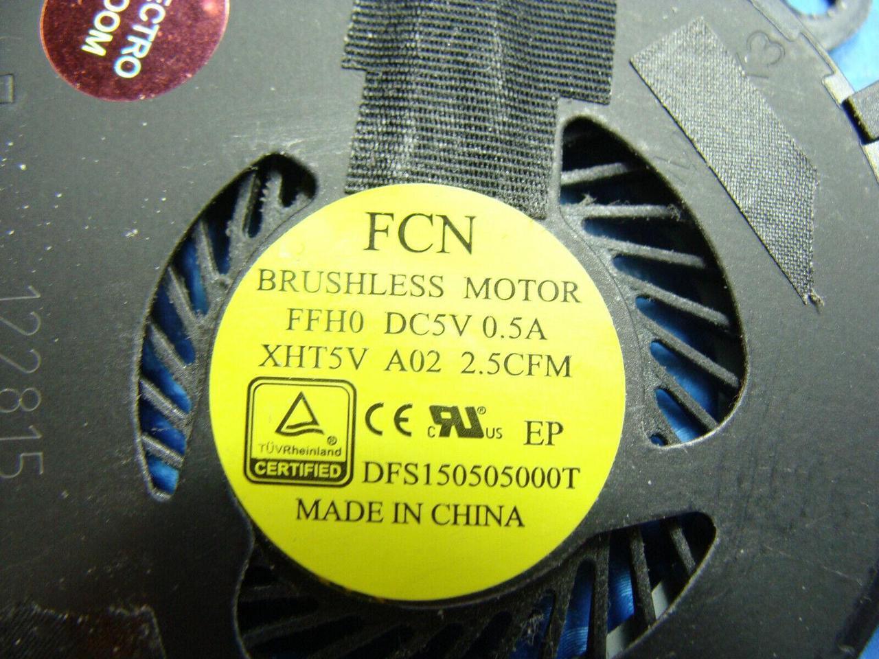 Alt view image 3 of 5 - Cpu cooling fan for Dell XPS 13 9350 13.3 inches XHT5V DC28000F2F0 #1