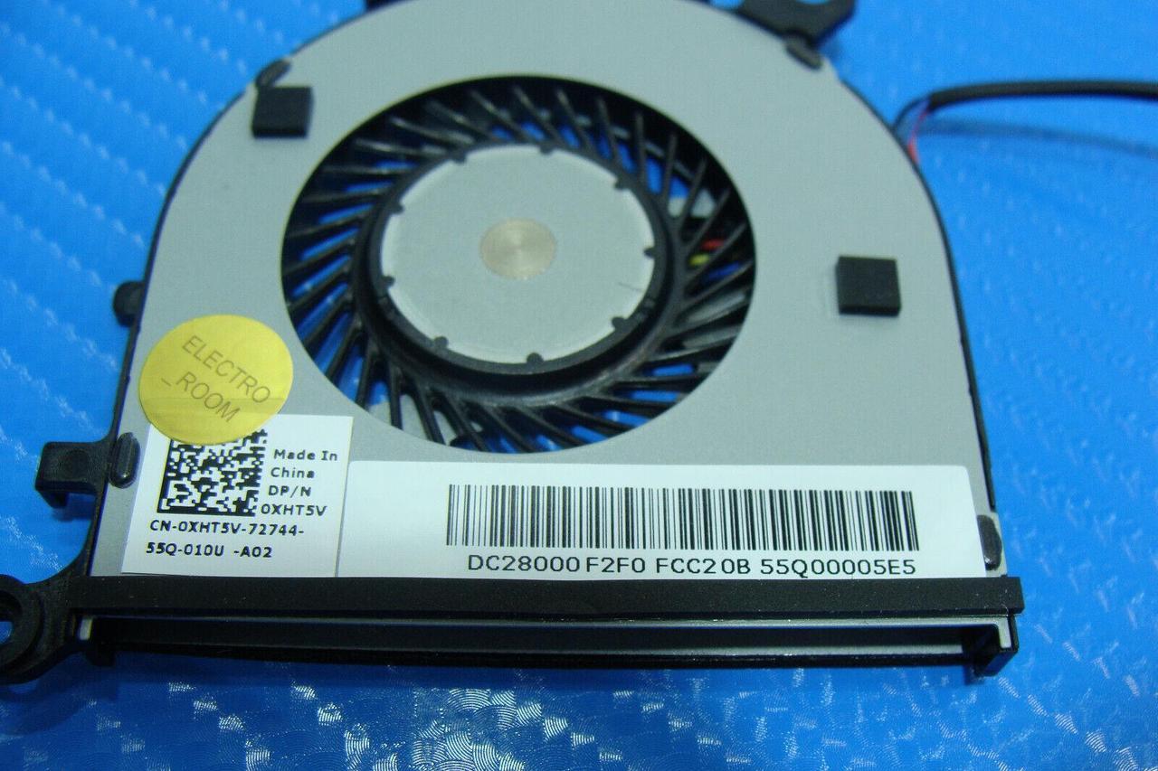 Alt view image 3 of 5 - Cpu cooling fan for Dell XPS 13 9343 13.3 inches XHT5V DC28000F2F0 #2