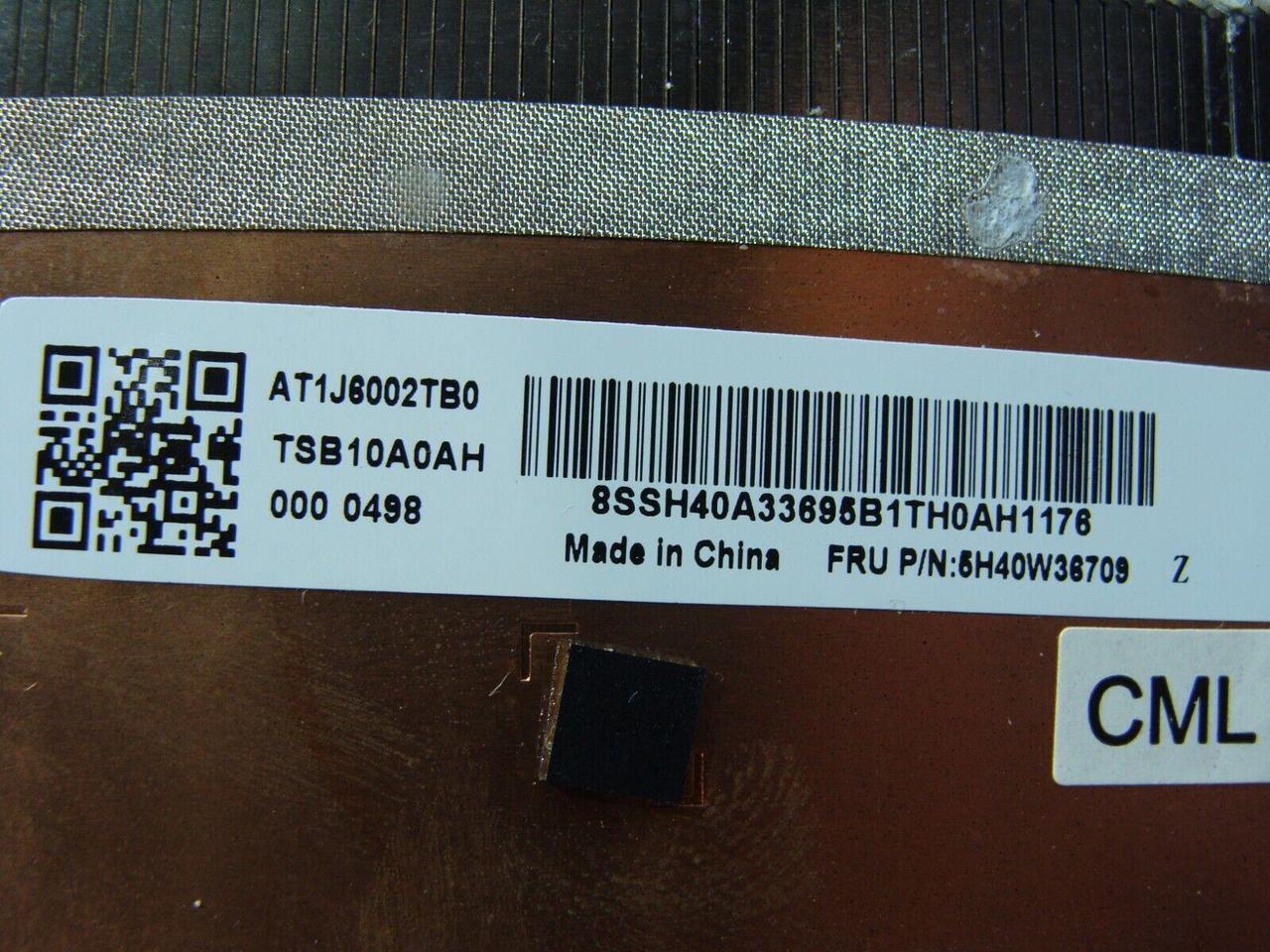 Alt view image 3 of 5 - Cpu cooling fan for Lenovo Thinkpad T15 Gen2 15.6 inches with Heatsink 5H40W36709
