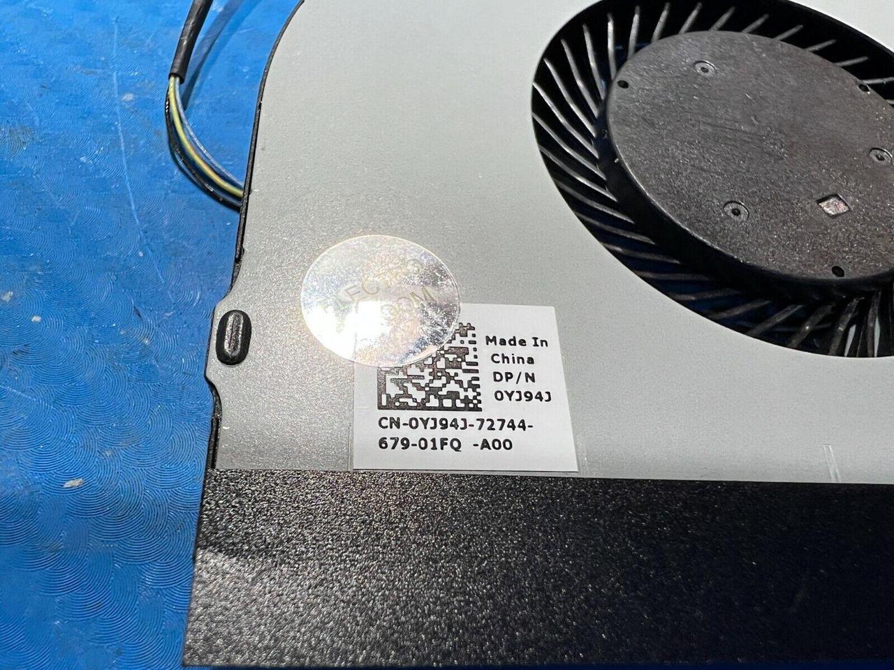 Alt view image 2 of 5 - Cpu cooling fan for Dell Inspiron 17 7778 17.3 inches yj94j