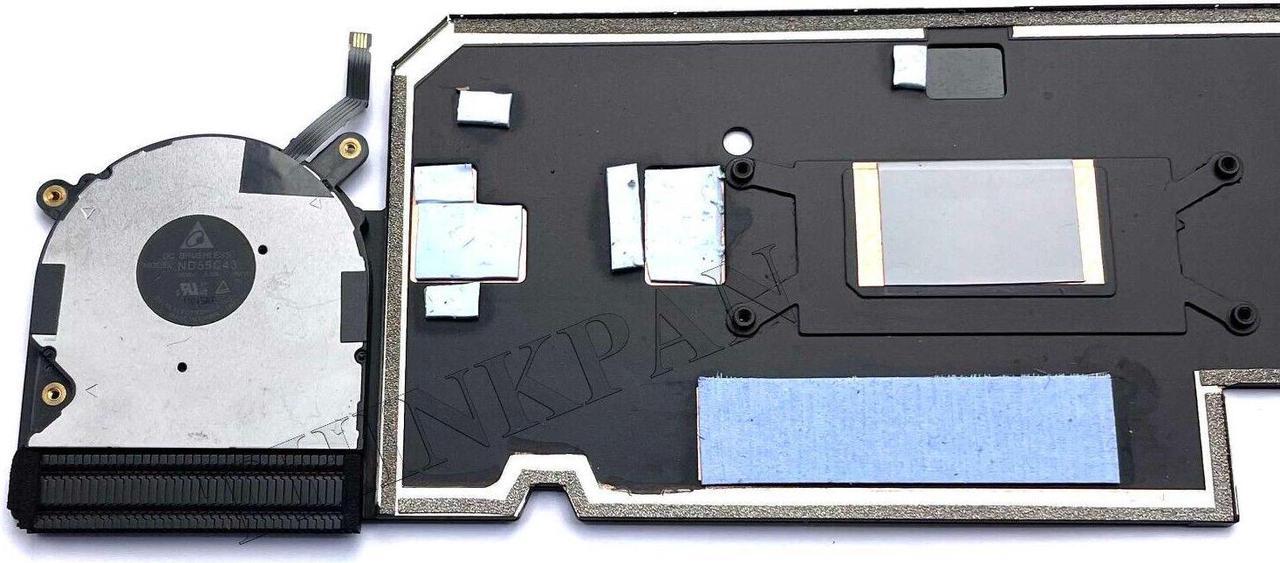 Alt view image 2 of 5 - Cpu cooling fan for Heatsink Dell 2-in-1 XPS 13 7390 9310 2in1 0VDFK8 0VMDK