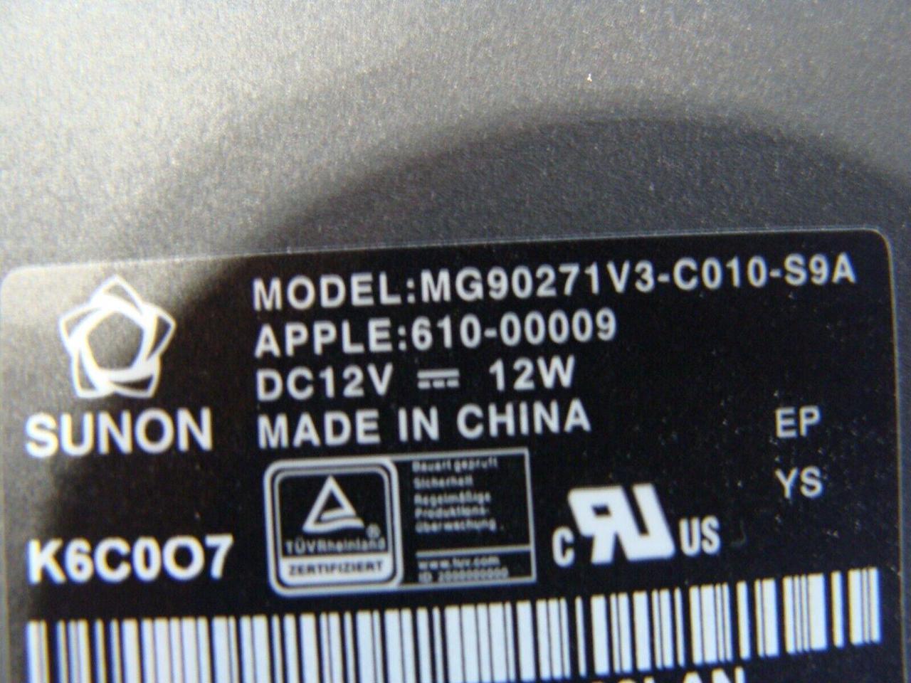 Alt view image 3 of 5 - Cpu cooling fan for  A1418 MK442LL/A Late 2015 21.5 inches 610-00009 923-00563