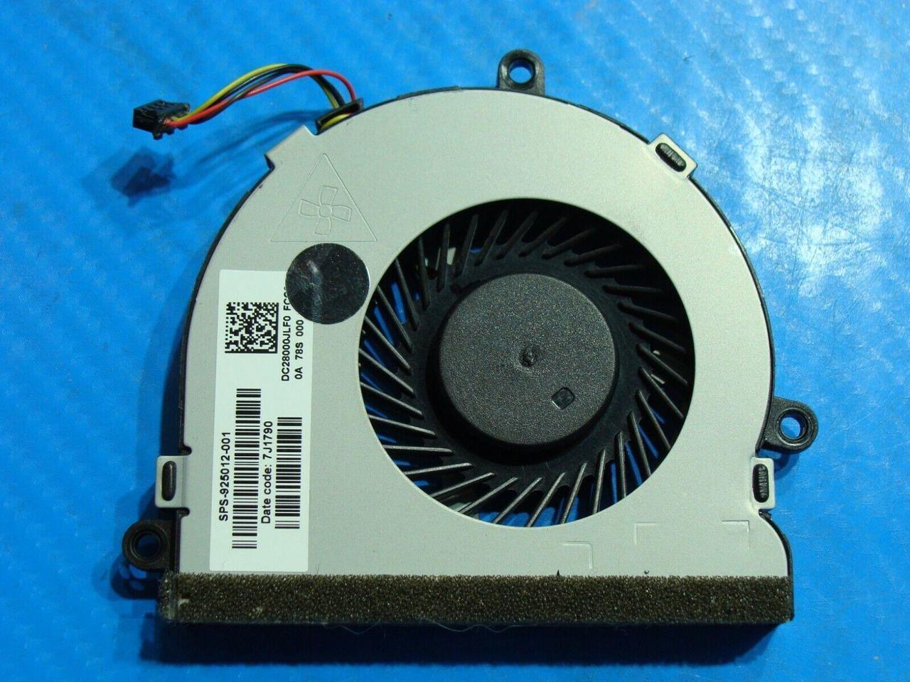 Main image of Cpu cooling fan for HP Notebook 15-bs095ms 15.6 inches 925012-001 DC28000JLF0