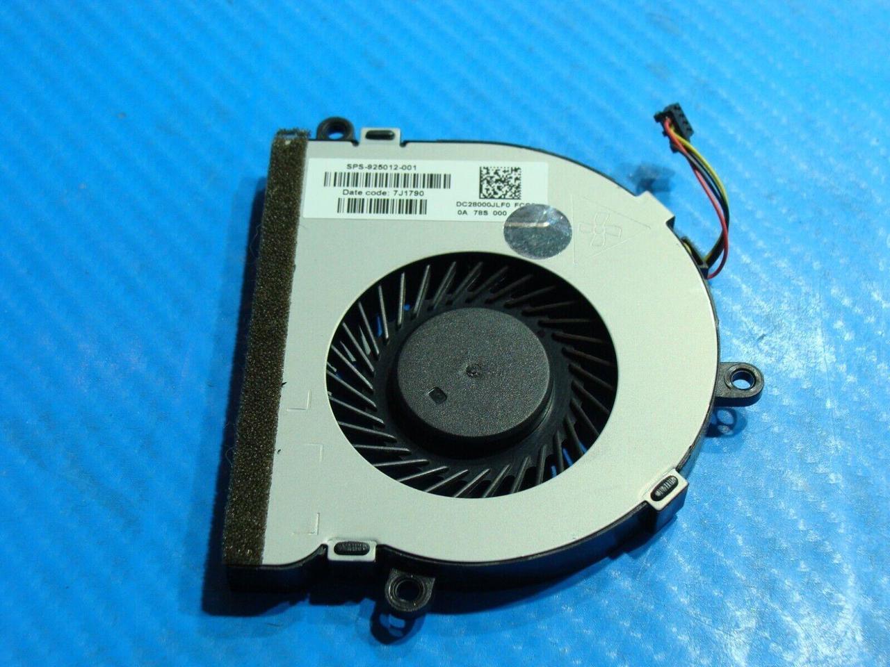 Alt view image 3 of 5 - Cpu cooling fan for HP Notebook 15-bs095ms 15.6 inches 925012-001 DC28000JLF0