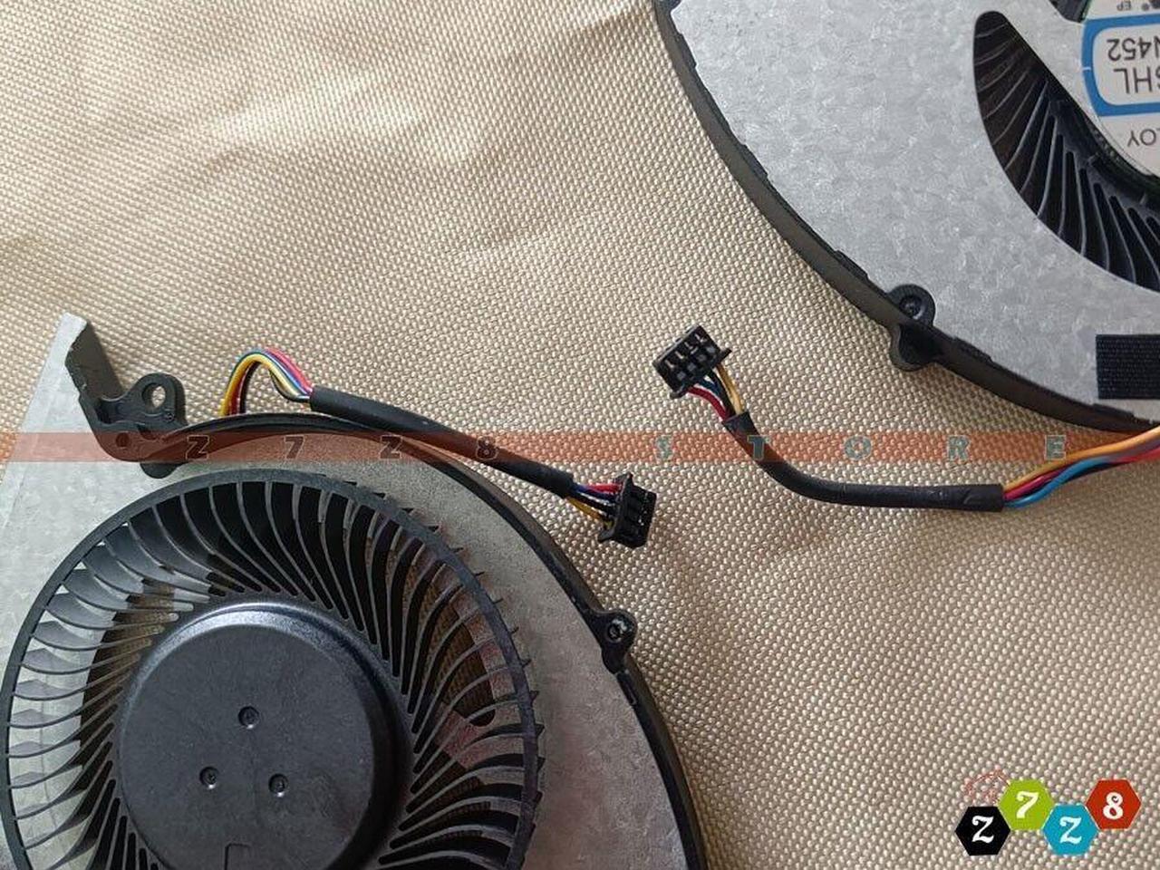 Alt view image 3 of 5 - Gpu and Cpu cooling fan for MSI GP76 GE76 GE77 MS-17K3 MS-17K2 MS-17K5