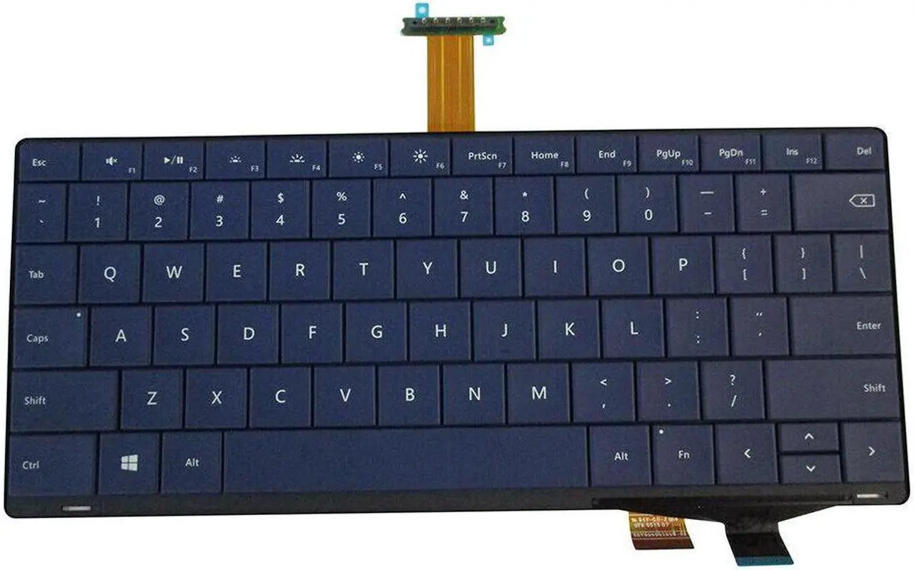 Main image of replacement keyboard for Microsoft Surface Pro 3 Pro 4 Blue Replacement