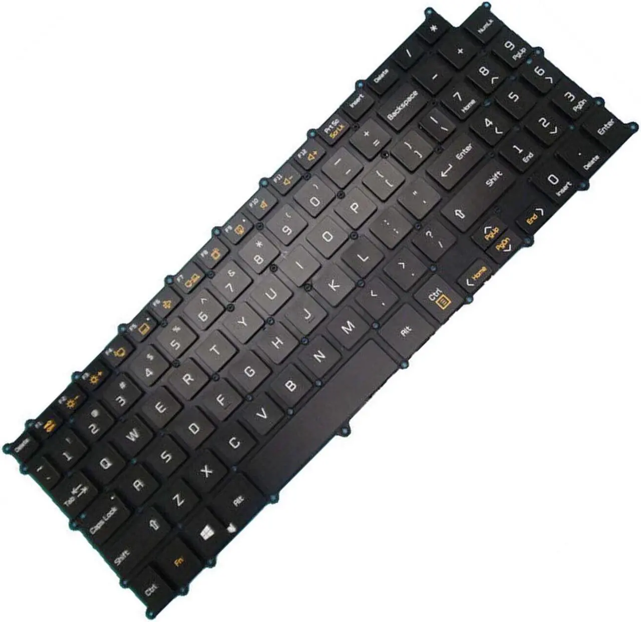 Alt view image 3 of 5 - Laptop Keyboard for 15Z990 15Z995 15Z990A 15ZD990 Black US Backlight