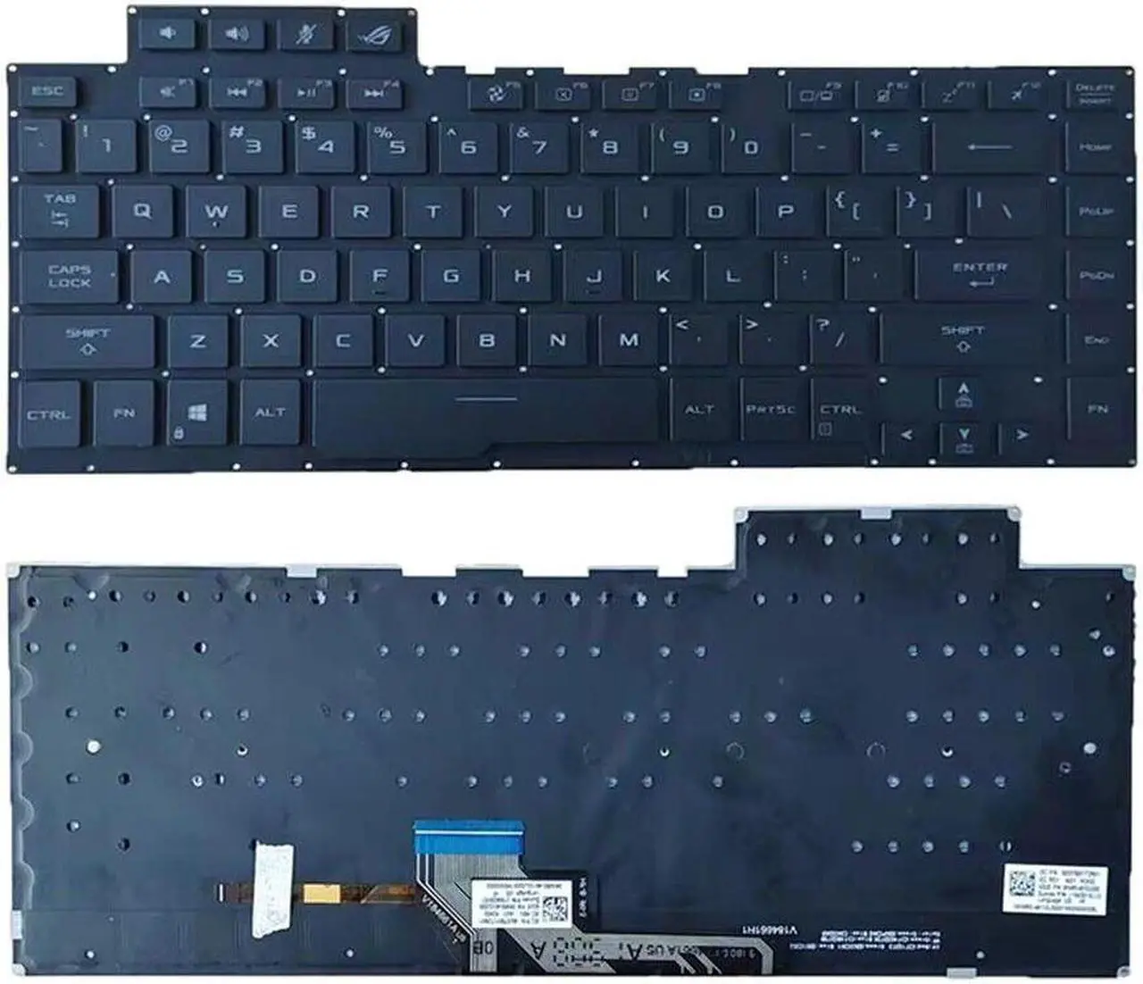 Main image of Laptop US Keyboard For ASUS ROG Zephyrus M15 GU532LV GU532LW Black With Backlit