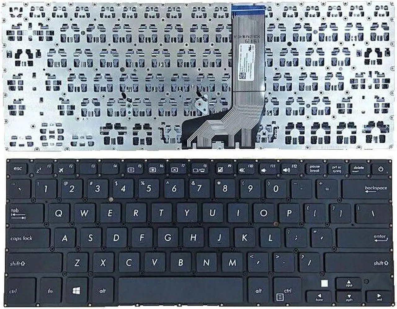 Main image of Laptop US Keyboard For ASUS VivoBook 14 P1410UA P1410UF Without Frame Black