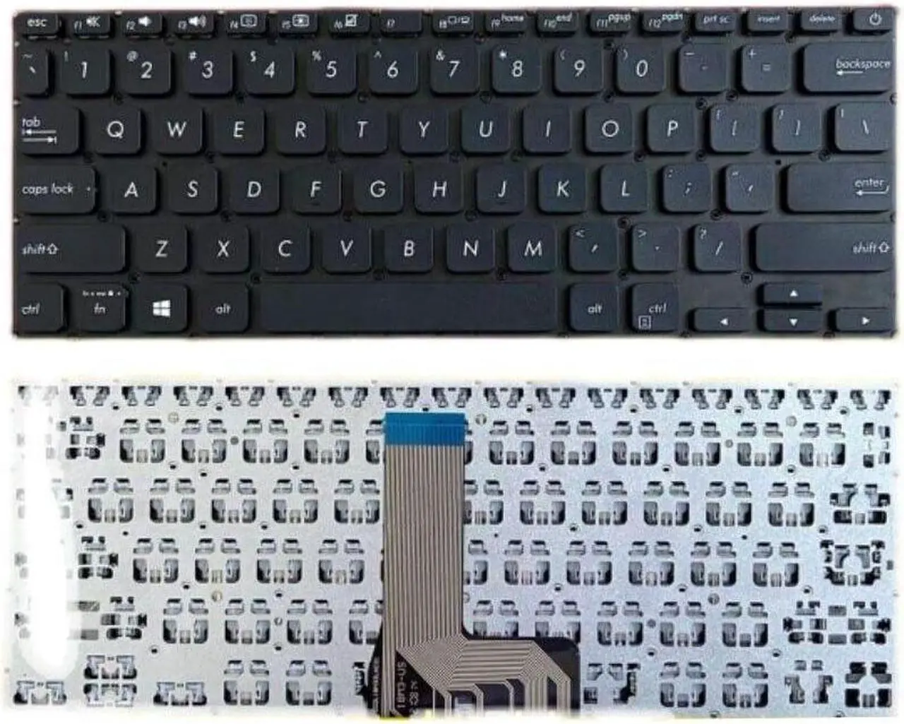 Main image of Laptop Keyboard For ASUS D409BA D409DA D409DJ D409DL United States US Black
