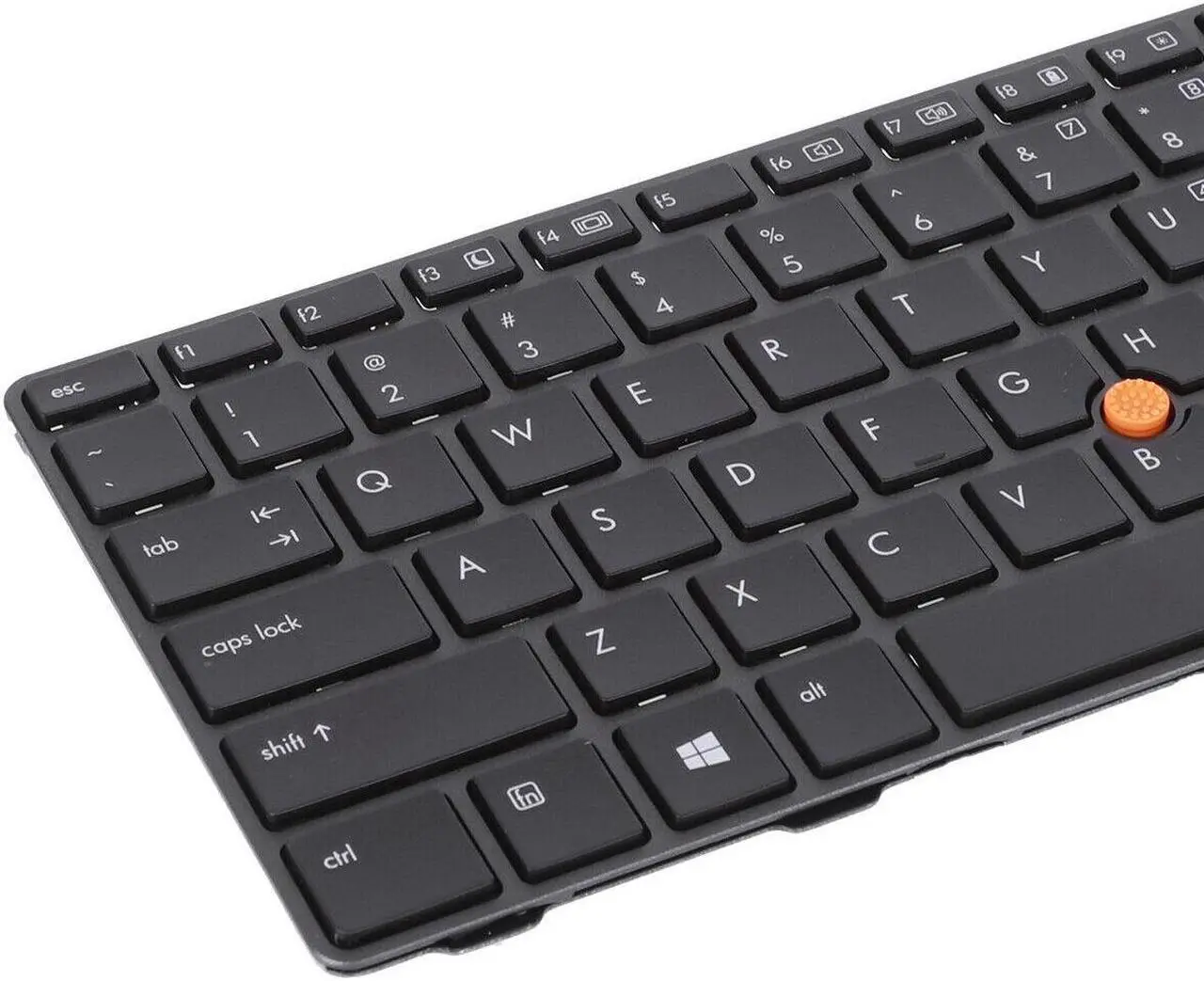 Alt view image 2 of 5 - US Keyboard for HP EliteBook 8460P Gray color With Point stick NSK HZ1SV 9Z.N6RSV.101