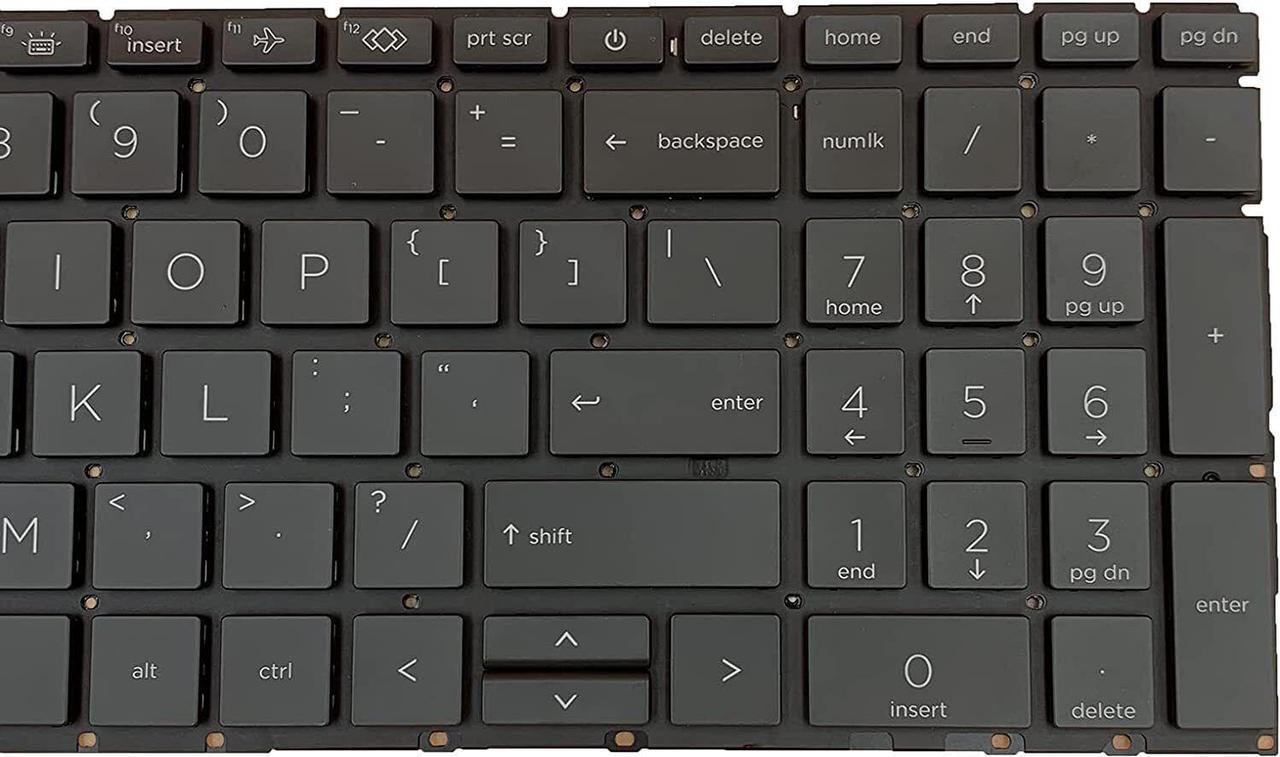 Alt view image 3 of 5 - replacement keyboard for HP Elitebook 850 G7 850 G8 855 G7 855 G8 US with Backlit  L89916-001