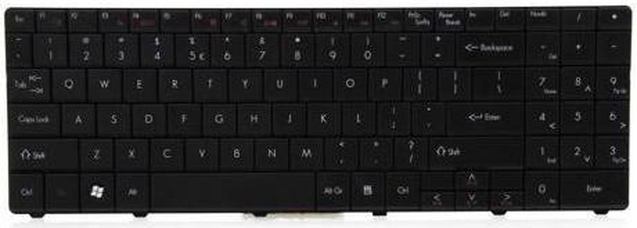 Laptop Black Keyboard for Acer / Emachines KB.I1700.438 KBI1700438 Notebook US UI layout