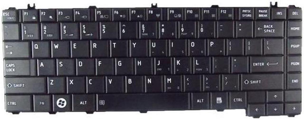 Black Laptop Keyboard for Toshiba 9Z.N4VSQ.001 NSK-TM0SQ 9Z.N4VGV.001 NSK-TM0GV 9ZN4VSQ001 9ZN4VGV001 Notebook US UI layout