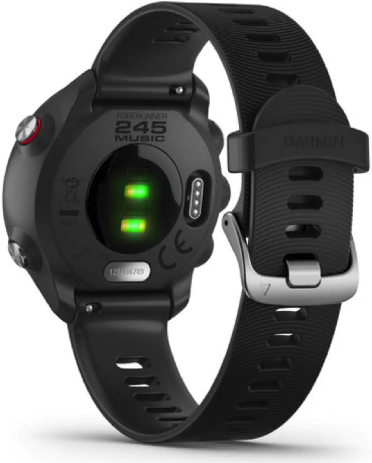 Alt view image 20 of 20 - Garmin Forerunner 245 Music Black Forerunner 245 Music GPS Running Smartwatch