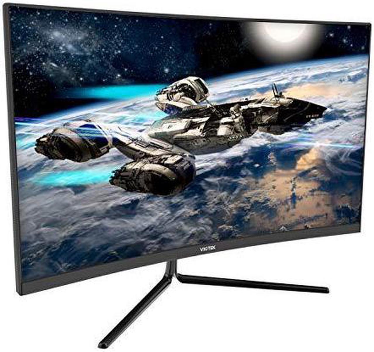 Alt view image 2 of 7 - Viotek GN24CB 24-Inch Curved Gaming Monitor with Speakers, 1080P 144Hz Bezel-Less Samsung VA Panel, 2 x HDMI, DisplayPort, FreeSync 3-Year Warranty