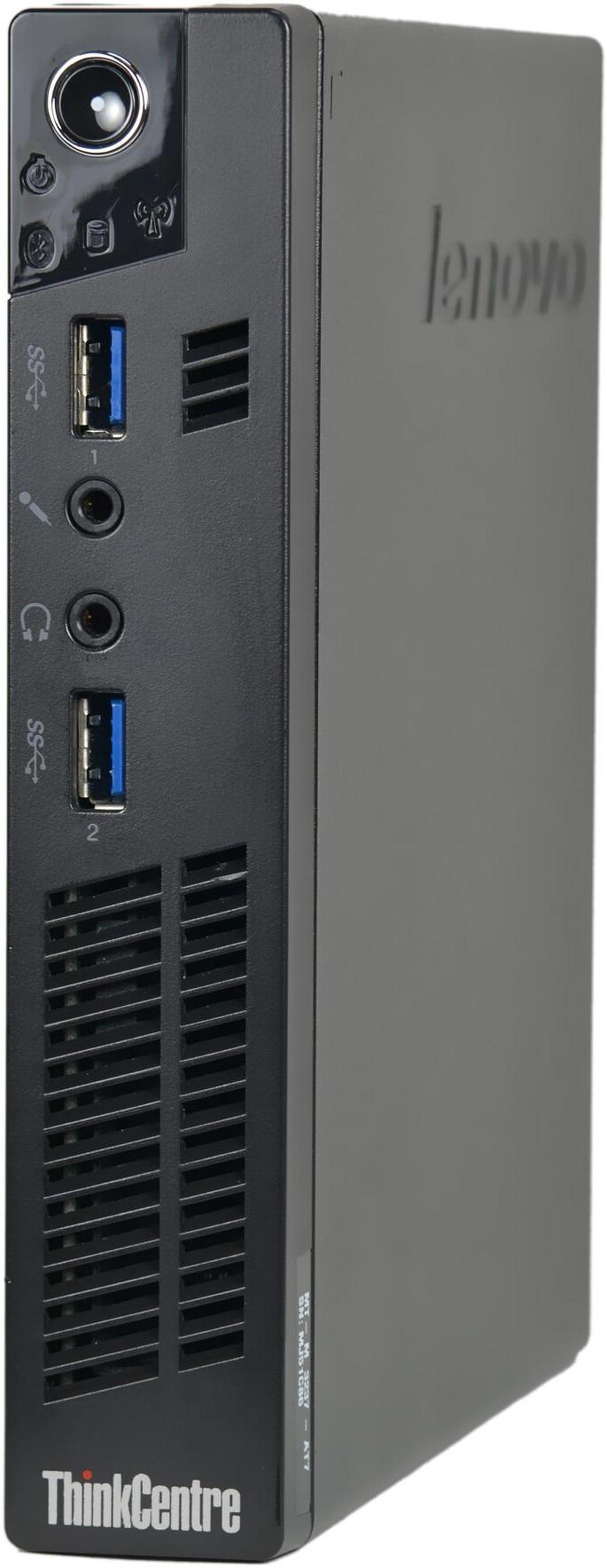 Lenovo ThinkCentre M92P Tiny Form Factor Computer PC, 3.20 GHz Intel i5 Quad Core Gen 3, 8GB DDR3 RAM, 500GB SATA Hard Drive, Windows 10 Home 64 Bit