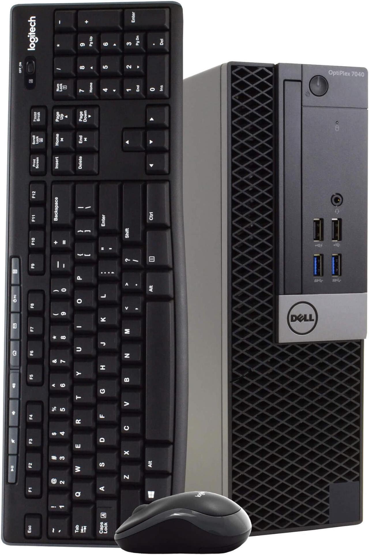 Dell Optiplex 7040 Desktop Computer PC, 3.20 GHz Intel i5 Quad Core Gen 6, 8GB DDR3 RAM, 240GB Solid State Drive (SSD) SSD Hard Drive, Windows 10 Professional 64bit