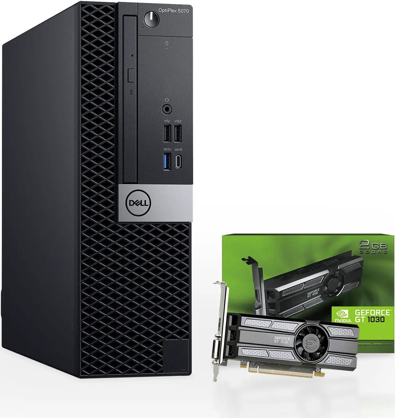 Main image of Dell Prebuilt Gaming Desktop Computer | Intel i5 + GeForce GT 1030 2GB GPU | 1080p Gaming PC | 16GB DDR4 RAM | 1TB SSD | Internal Wi-Fi 6 PCIe Adapter | Windows 11 Pro