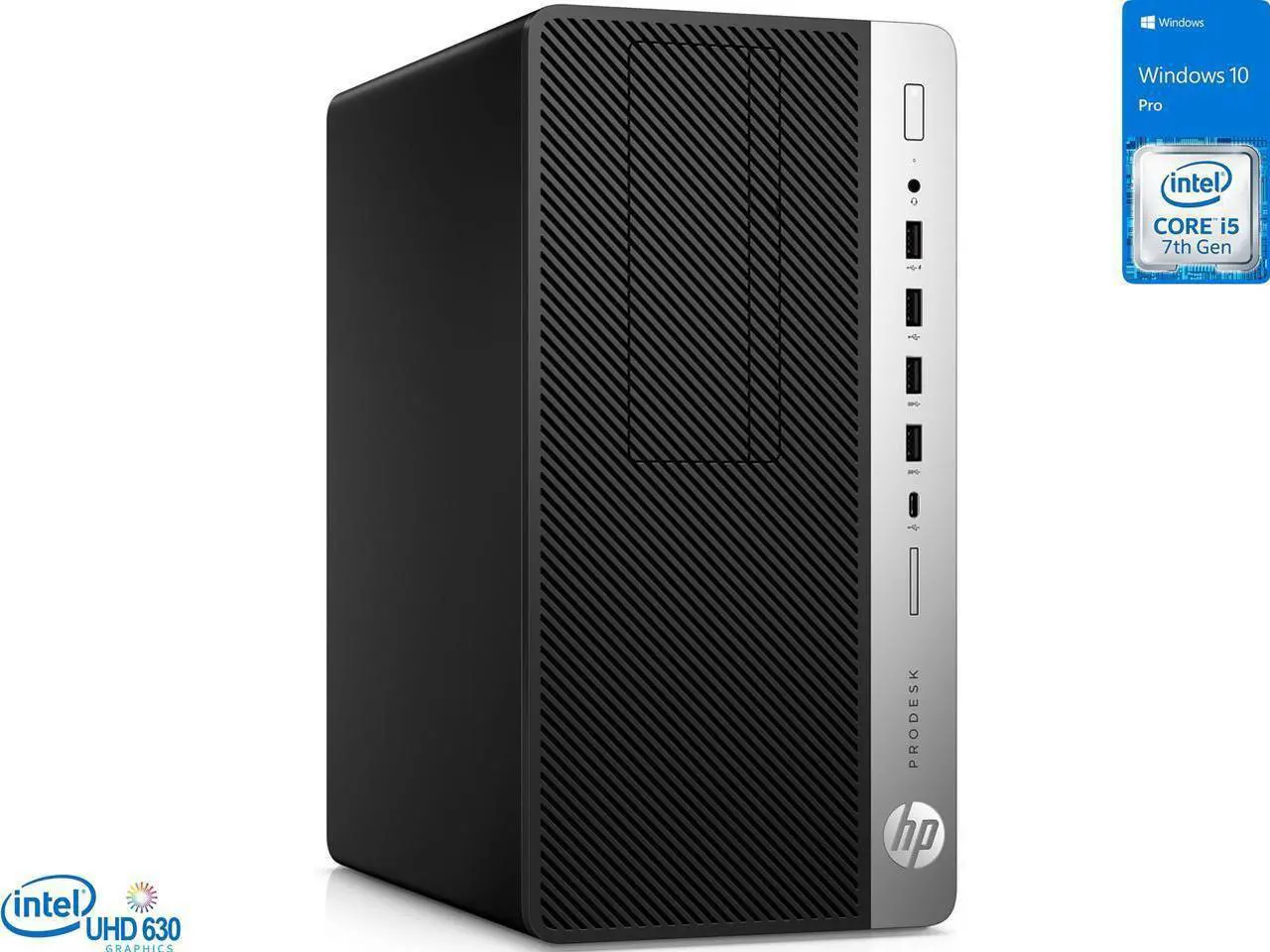 Main image of HP ProDesk 600 G3 Desktop, Intel Core i5-7500 Up to 3.8GHz, 16GB RAM, 512GB SSD, DVDRW, DisplayPort, Wi-Fi, Windows 10 Pro