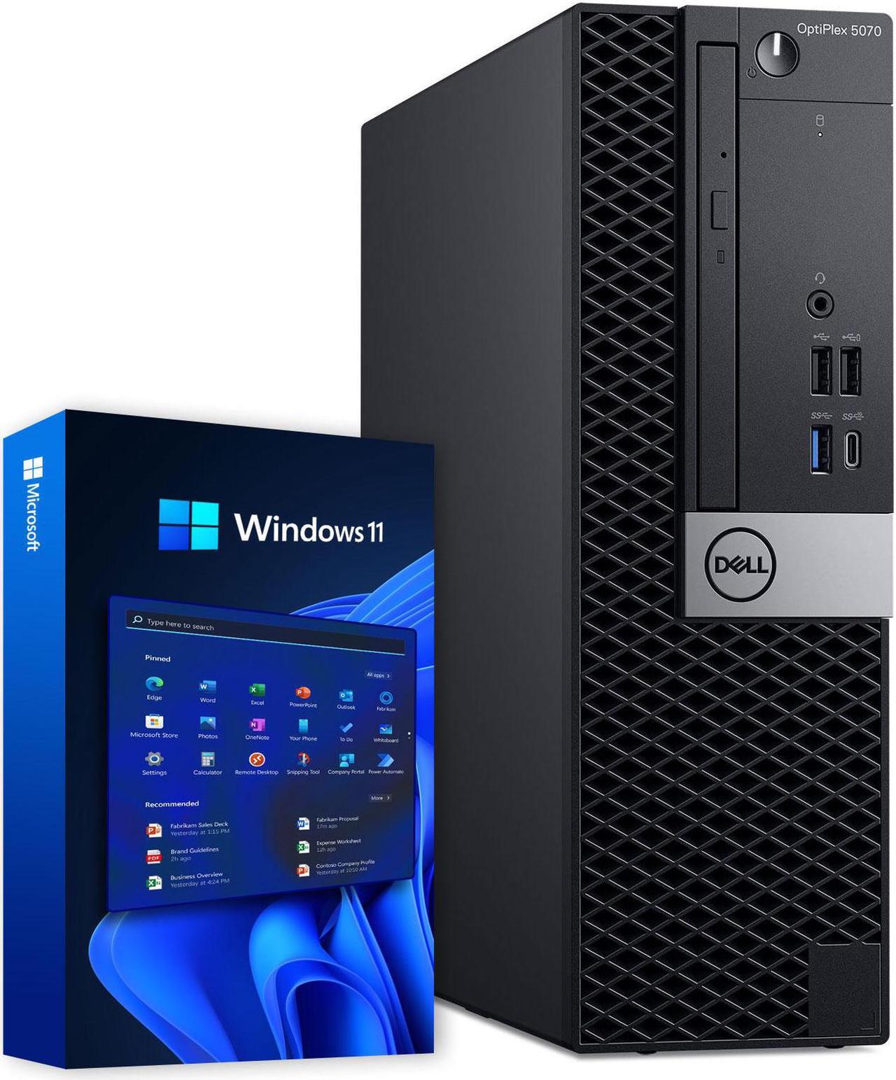 Main image of Dell 5070 Small Desktop Computer (SFF) | Hexa Core Intel i5-9500 | 16GB DDR4 RAM | 500GB SSD Solid State + 1TB HDD | WiFi + Bluetooth | Windows 11 Pro
