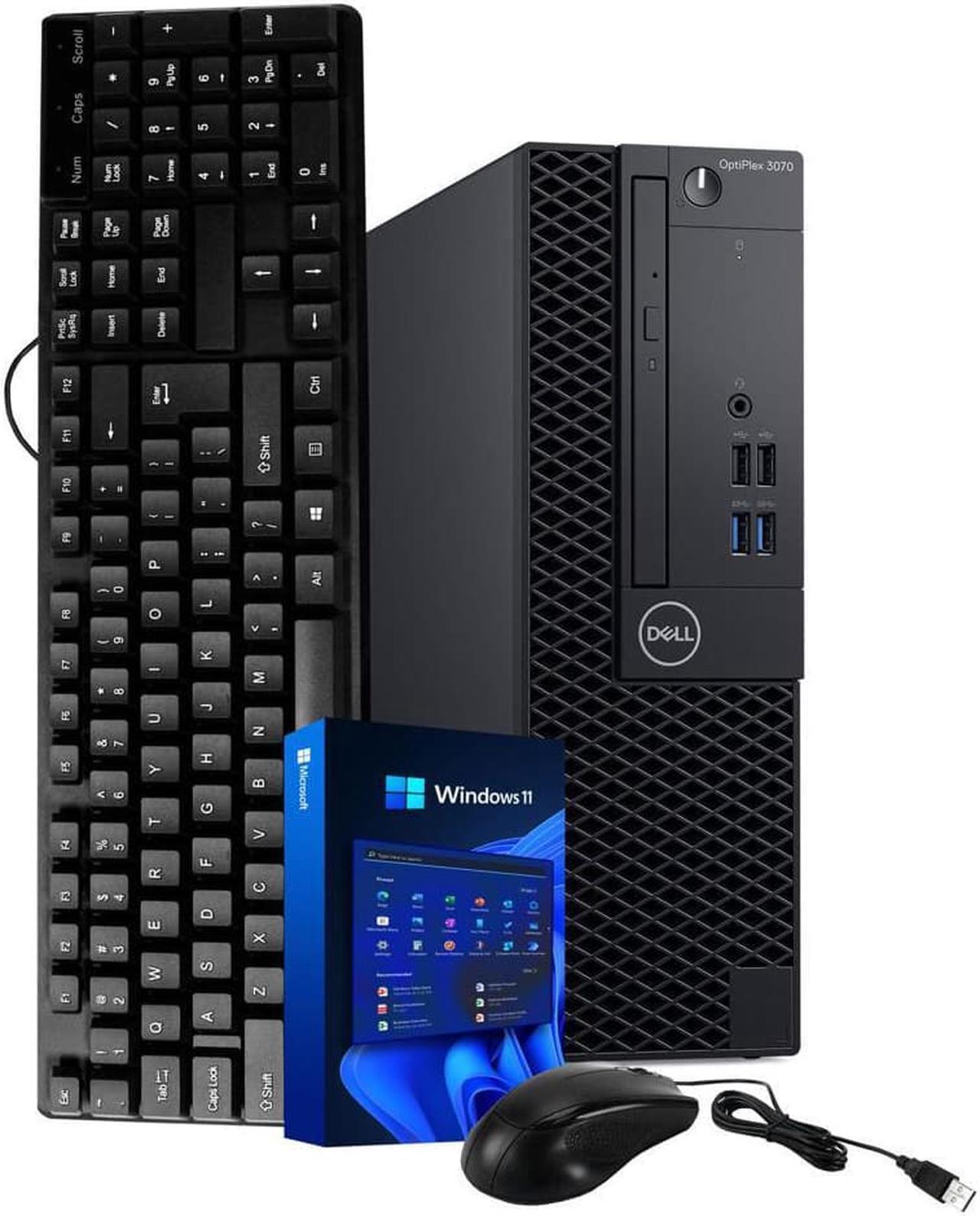 Main image of Dell OptiPlex 3070 - Windows 11 Pro Desktop Computer | Intel Core i5-9500 Six Core (4.4GHz Turbo) | 32GB DDR4 RAM | 500GB SSD Solid State + 1TB HDD | WiFi + Bluetooth | Home or Office PC