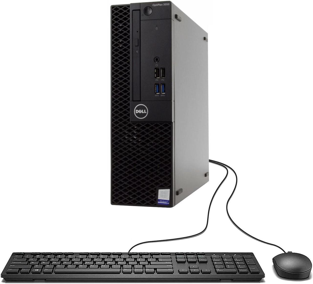 Main image of Dell Optiplex 3050 SFF Desktop, Intel Quad-Core i5-6500 3.2GHz Upto 3.6GHz, 8GB DDR4, 240GB SSD, DVD-Writer, DisplayPort, HDMI, Card Reader, Wifi, Bluetooth, Windows 10 Pro + USB Mouse & Keyboard