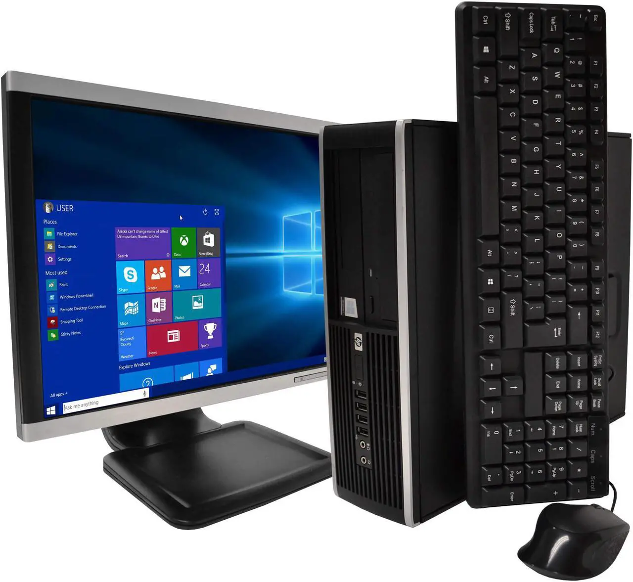 Main image of HP EliteDesk 8100 Desktop Computer PC, 3.20 GHz Intel i5 Dual Core Gen 1, 8GB DDR3 RAM, 1TB Hard Disk Drive (HDD) SATA Hard Drive, Windows 10 Home 64bit