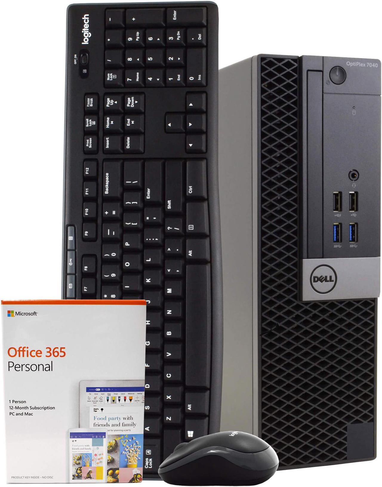 Dell Optiplex 7040 Desktop Computer PC, 3.20 GHz Intel i5 Quad Core Gen 6, 8GB DDR3 RAM, 240GB Solid State Drive Hard Drive, Windows 10 Professional 64bit