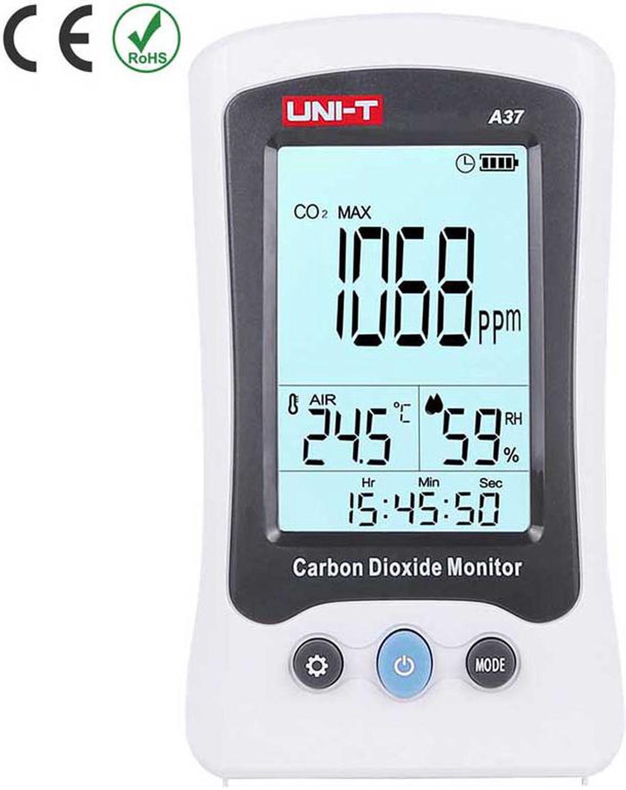 UNI-T A37 CO2 Meter; CO2 concentration/temperature/humidity detector / home / industrial / laboratory