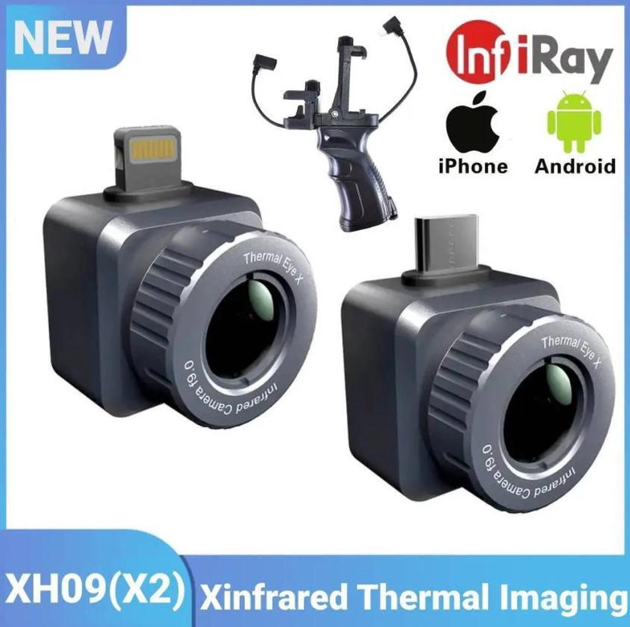 X2(XH09) Thermal Imaging Camera Imager Scope for Hunting with Laser Radiation for iPhone iOS