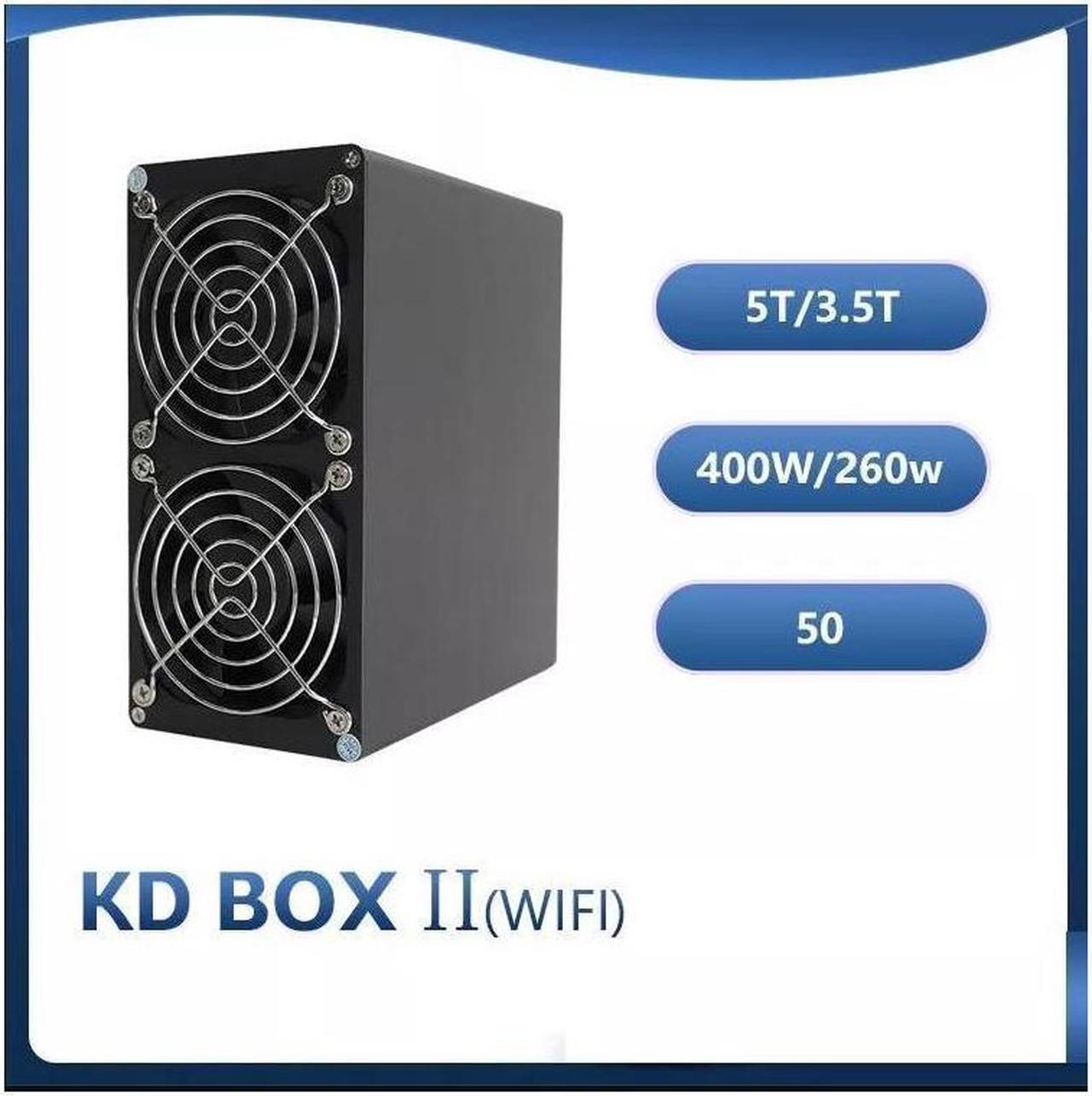 Goldshell KD BOX II combo, 5Th 400W OR 3.5TH 260W, KD BOXII Withou PSU ( WIFI)