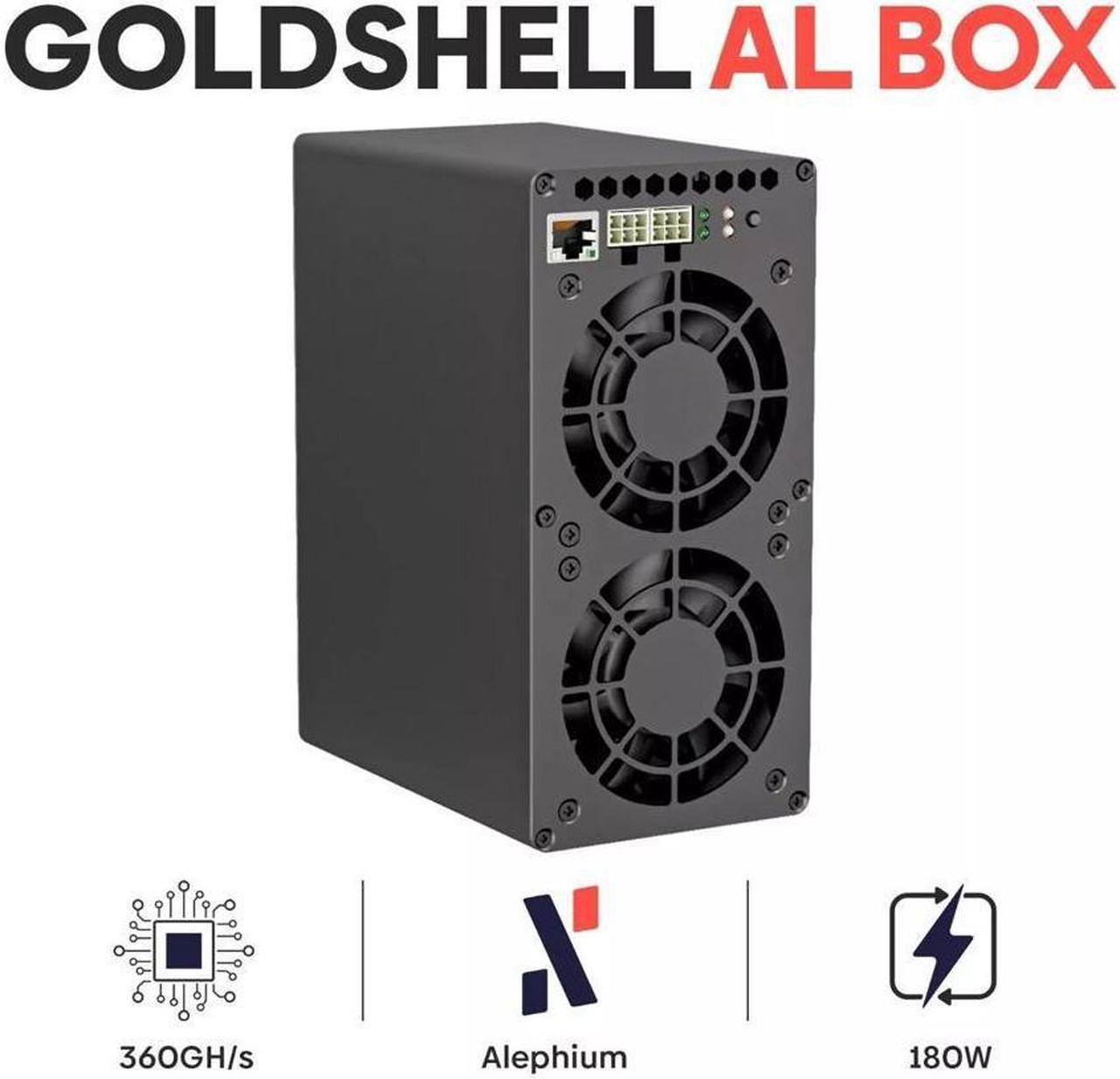 New Goldshell AL BOX 360G 180W ALPH Miner Blake3 Alephium without PSU