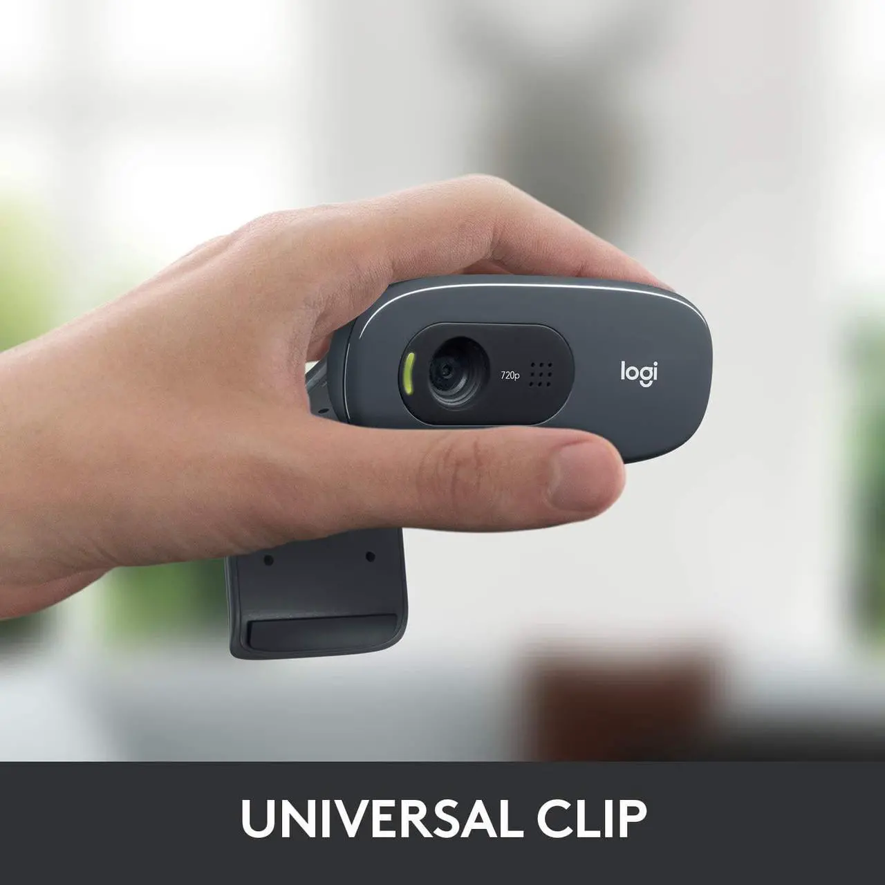 Alt view image 6 of 7 - Logitech C270 HD Webcam HD 720p Widescreen Video Calling Light Correction Noise-Reducing