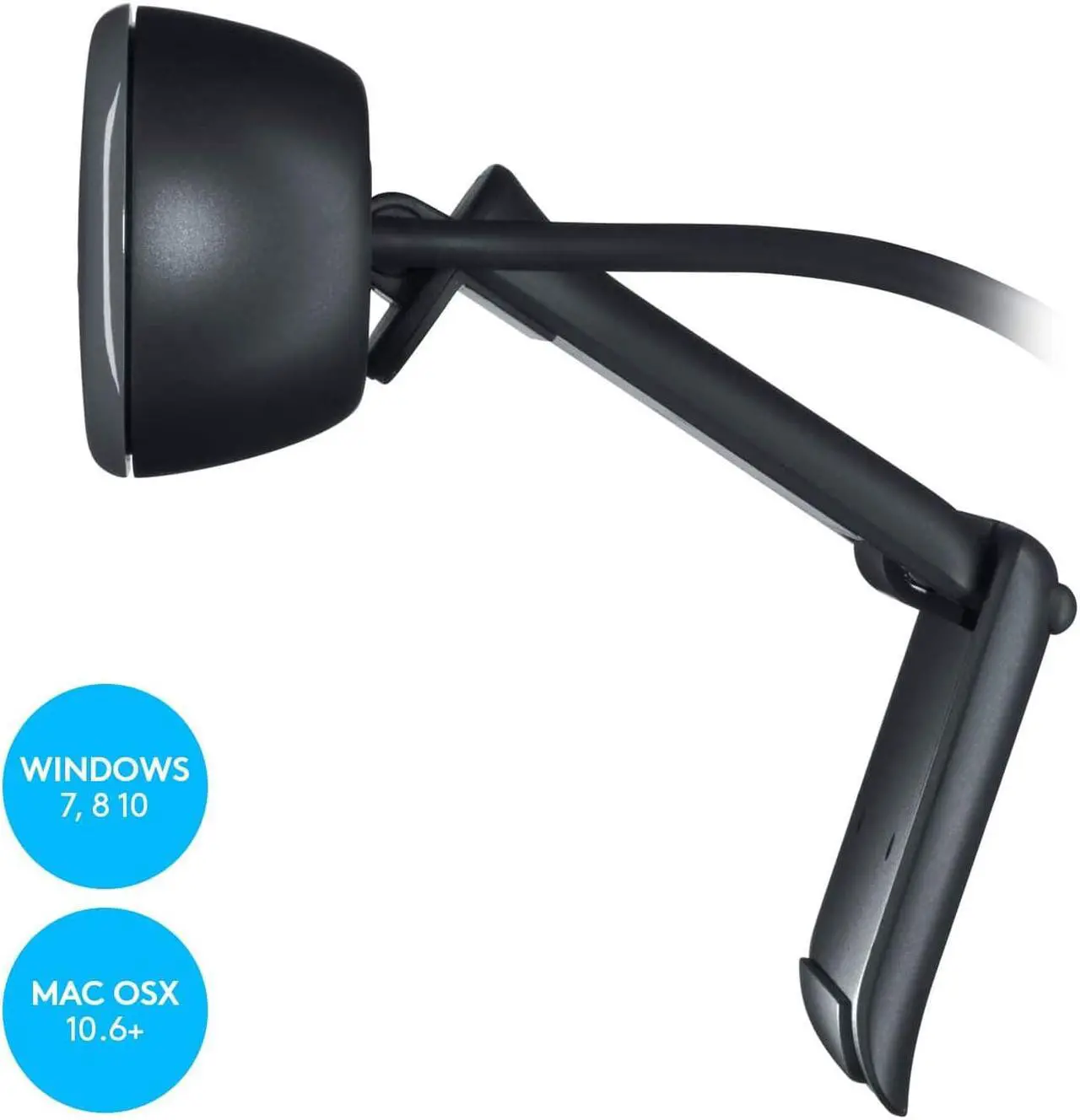 Alt view image 5 of 7 - Logitech C270 HD Webcam HD 720p Widescreen Video Calling Light Correction Noise-Reducing