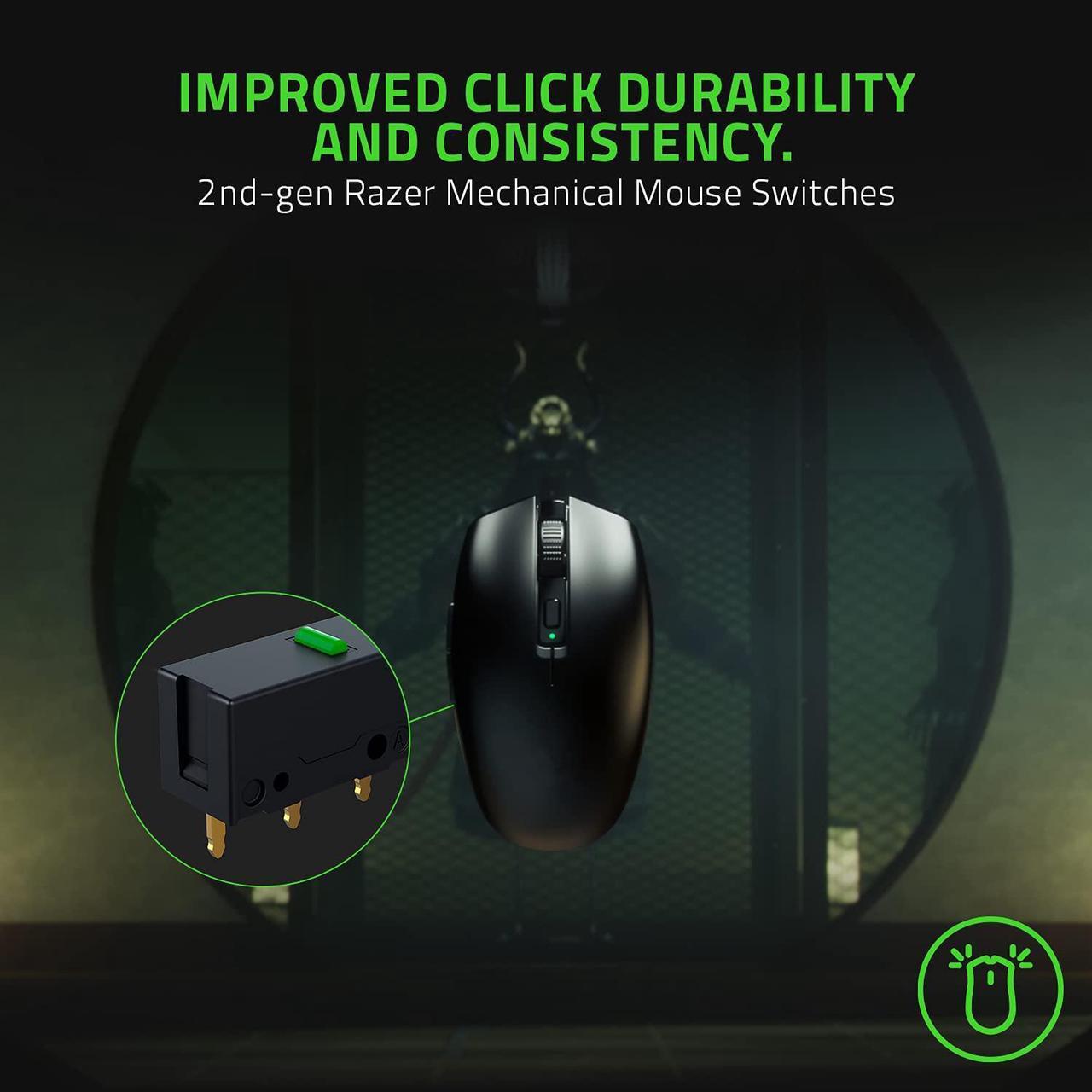Alt view image 5 of 14 - Razer Orochi V2 Mobile Wireless Gaming Mouse Ultra Lightweight - 2 Wireless Modes - Up to 950hrs Battery Life - Mechanical Mouse Switches - 5G Advanced 18K DPI Optical Sensor Black