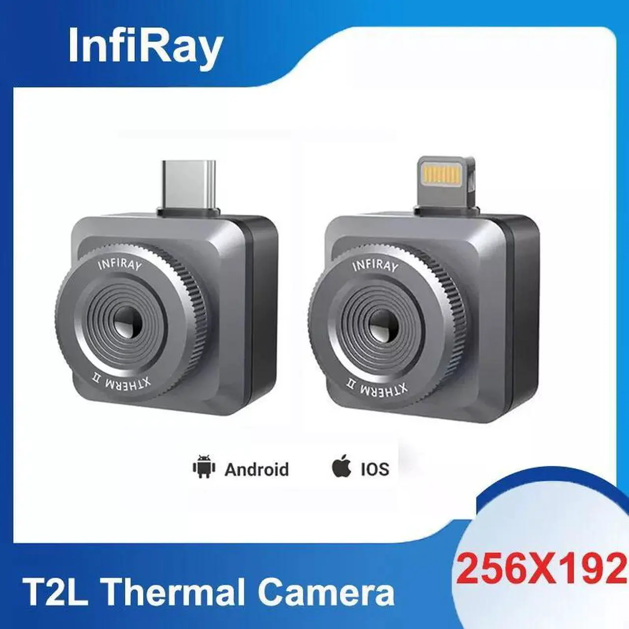 Main image of InfiRay T2L Thermal Camera for Smart Phones Android iOS 25Hz Reframe Rate for iPhone iOS