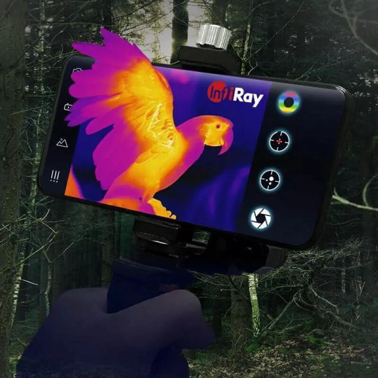 Alt view image 6 of 7 - InfiRay T3 Thermal Camera for Android Smartphones Type C IR 384x288 Resolution  (T3+holder)