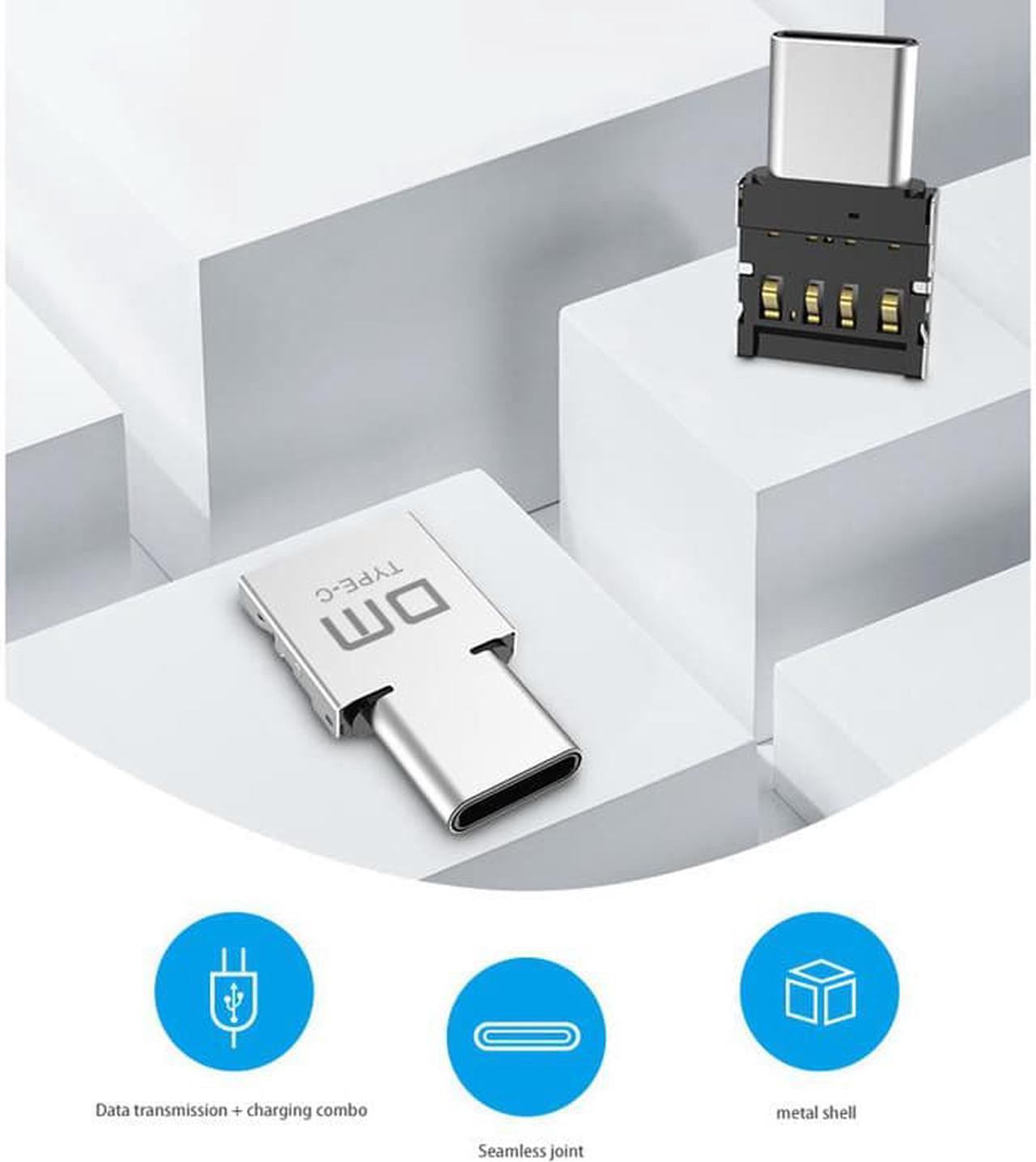 Alt view image 6 of 6 - 3 Pcs Mini Transfer Head OTG to Type C Adapter Transfer Head for Android 10 HUAWEI XIAOMI OTG Extension Silver