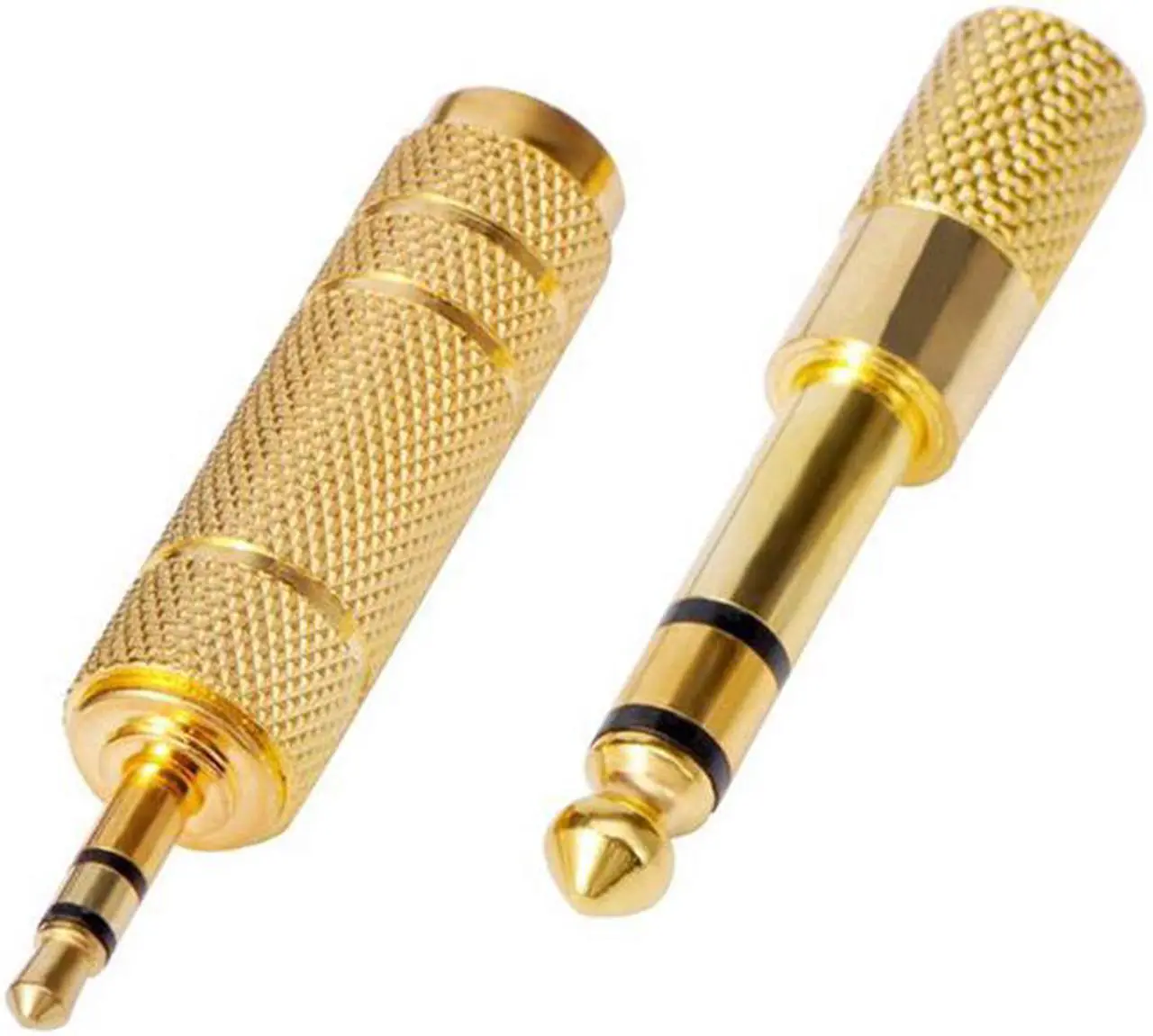 Alt view image 3 of 5 - Headphone Adapter 6.35 mm (1/ 4 Inch) Male to 3.5 mm Female Stereo Adapter Plus 3.5 mm Stereo Male to 6.35 mm (1/ 4 Inch) Stereo