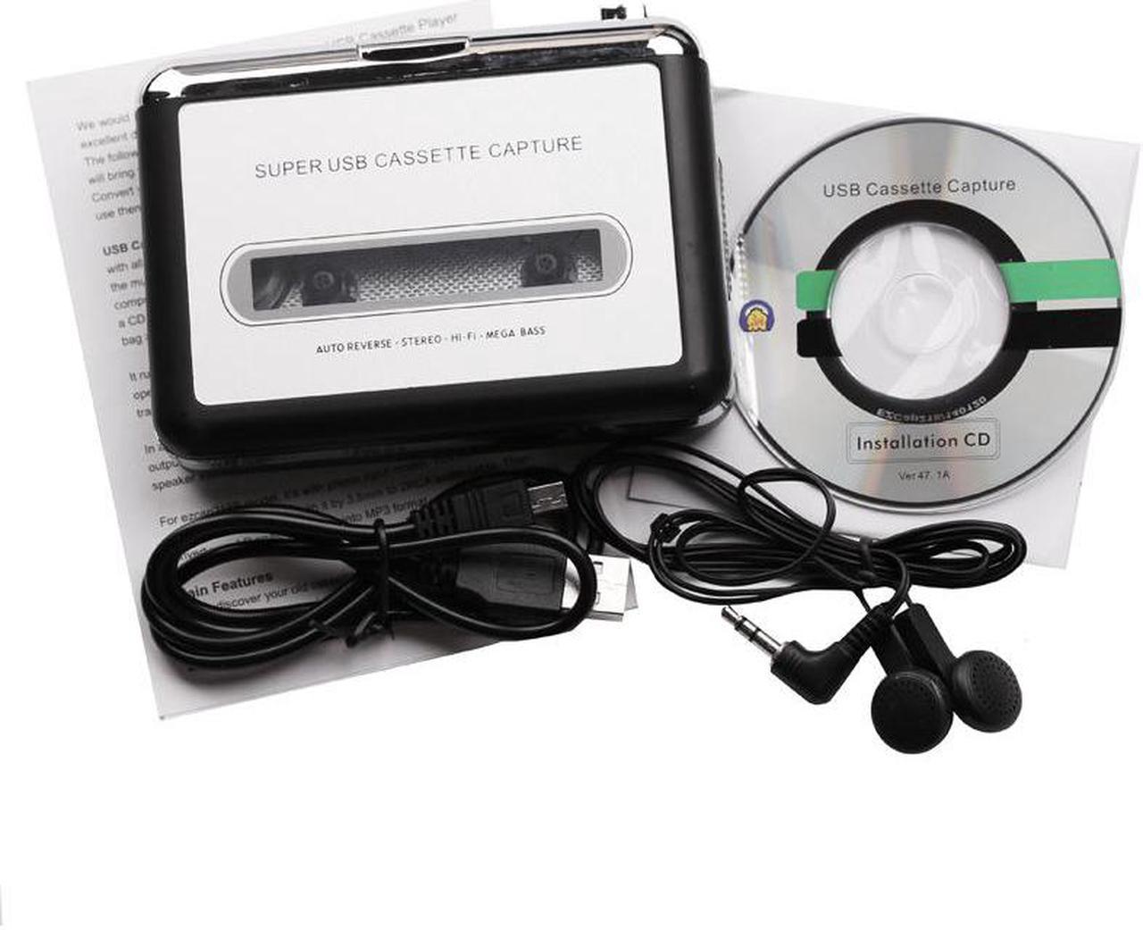 EZCAP 218 Cassette Player Old Tape To MP3 CD Converter Audio Capture Card Music Player Walkman Tape Cassette To MP3 Via PC